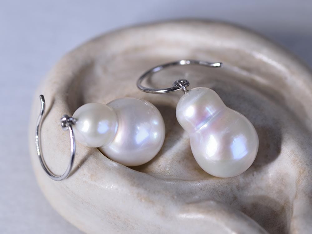 Freshwater Twin Pearl / Pt900 Hook Pierce【The Pearl/ザ・パール】