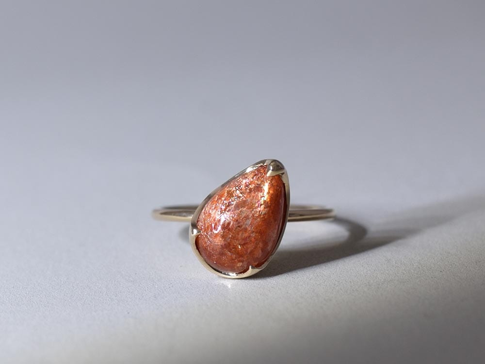 Sunstone / K10YG Ring【ninho/ニンホ】