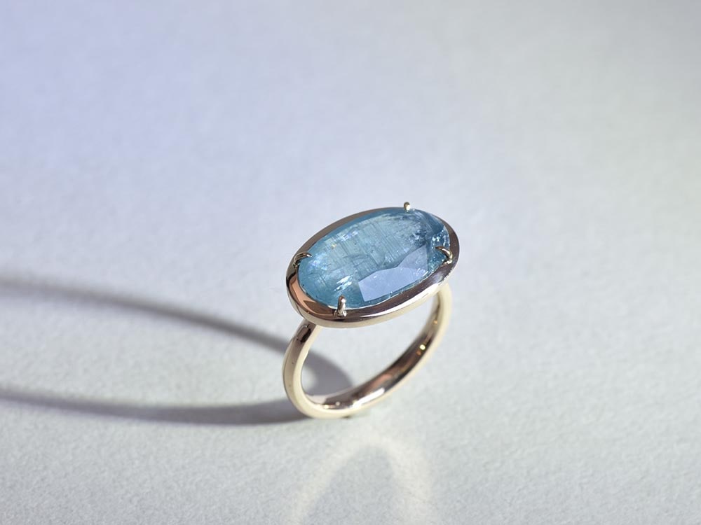 Kyanite 8.67ct / K10YG Ring【ciel/シエル】