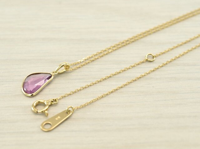 【店頭にて販売済み】Sapphire (Noheat) _1.13ct-K18YG Necklace【Petalo-ペタロ】