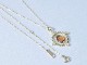 Hessonite Garnet_0.95ct/Diamond_0.04ct/K18YG Necklace【Reina/レイナ】