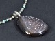 Druzy Agate/diamond_0.08ct/pt900 Pendant top 【Soro/ソロ】