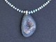 Druzy Agate/pt900 Pendant top 【Soro/ソロ】