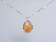 Rutile Quartz_11.74ct/K10YG Necklace【Petalo/ペタロ *ver.uno】