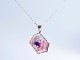 Red Geothite in Amethyst Quartz_19.50ct/K18PG Necklace 【Murion/ムリオン】