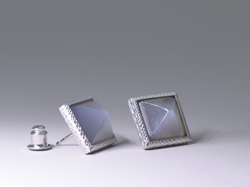 Moon Stone/SV925 Pierce【Basico/バージコ *ver.uno】