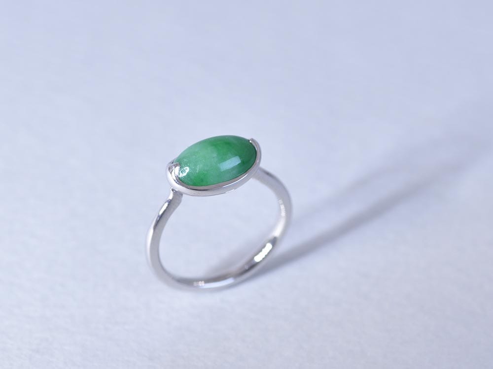 Natural Jadeite / Pt950 Ring【Primeiro/プリメイロ】