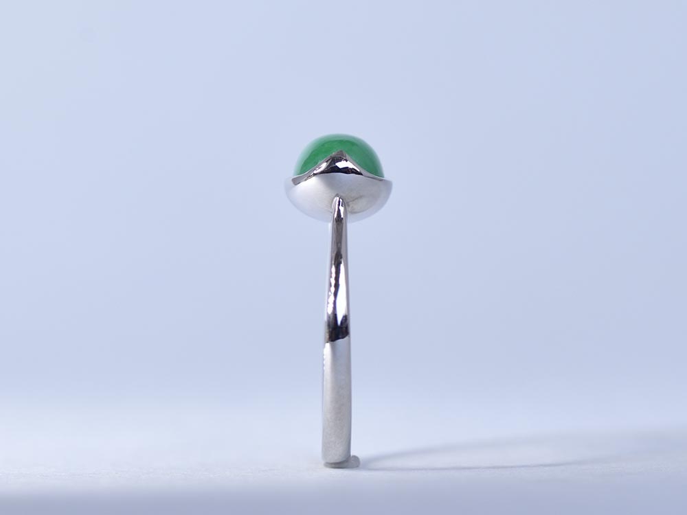 Natural Jadeite / Pt950 Ring【Primeiro/プリメイロ】