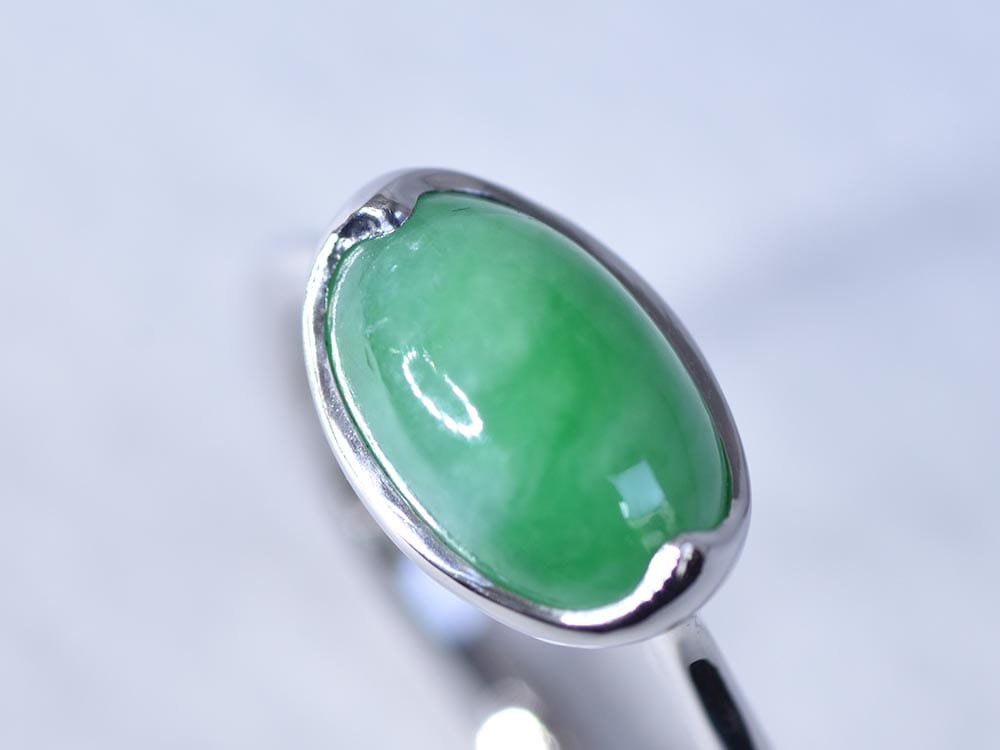 Natural Jadeite / Pt950 Ring【Primeiro/プリメイロ】