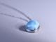 Larimar (Pectolite) / Pt900 Necklace【Deserto/デゼルト】