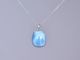 Larimar (Pectolite) / Pt900 Necklace【Deserto/デゼルト】