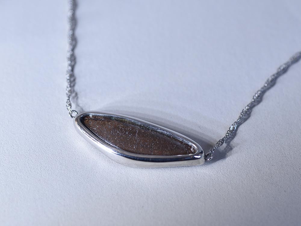 Boulder Opal / Pt900 Necklace【Basico/バージコ】