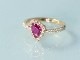 Ruby & Diamond k18YG Ring【Sirius/シリウス】
