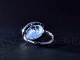 Dumortierite in Quartz/pt950 Ring 【apartamento/アパトメント】