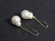 south sea gold pearl / K18YG pierce 【hook pierce】