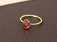Pink Tourmaline_0.93ct-K18YG Ring ～ninho-ニンホ～