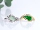 Jadeite_2.27ct/Diamond_0.24ct/pt900/K18YG Ring【KIMAGURE/キマグレ】