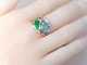 Jadeite_2.27ct/Diamond_0.24ct/pt900/K18YG Ring【KIMAGURE/キマグレ】