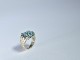 Turquoise_9.43ct-Diamond_0.19ct-K14YG Ring ～KIMAGURE-キマグレ～