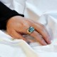 Turquoise_9.43ct-Diamond_0.19ct-K14YG Ring ～KIMAGURE-キマグレ～