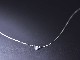 Diamond_0.12ct/K18WG Necklace 【Grana/グラーナ】