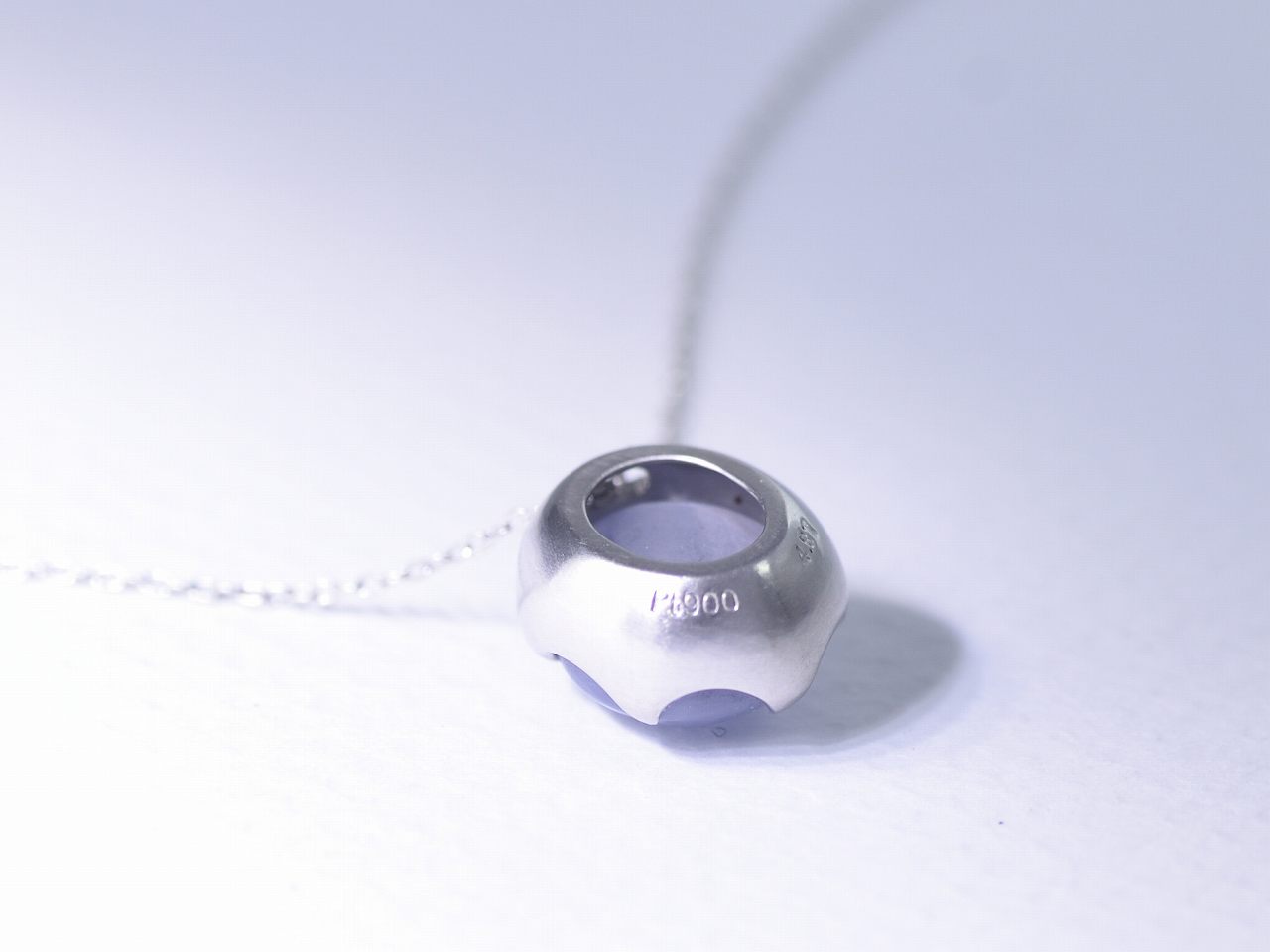 Star Sapphire_4.87ct/pt900 Necklace 【Cupola/クーポラ】