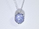 Star Sapphire_4.87ct/pt900 Necklace 【Cupola/クーポラ】