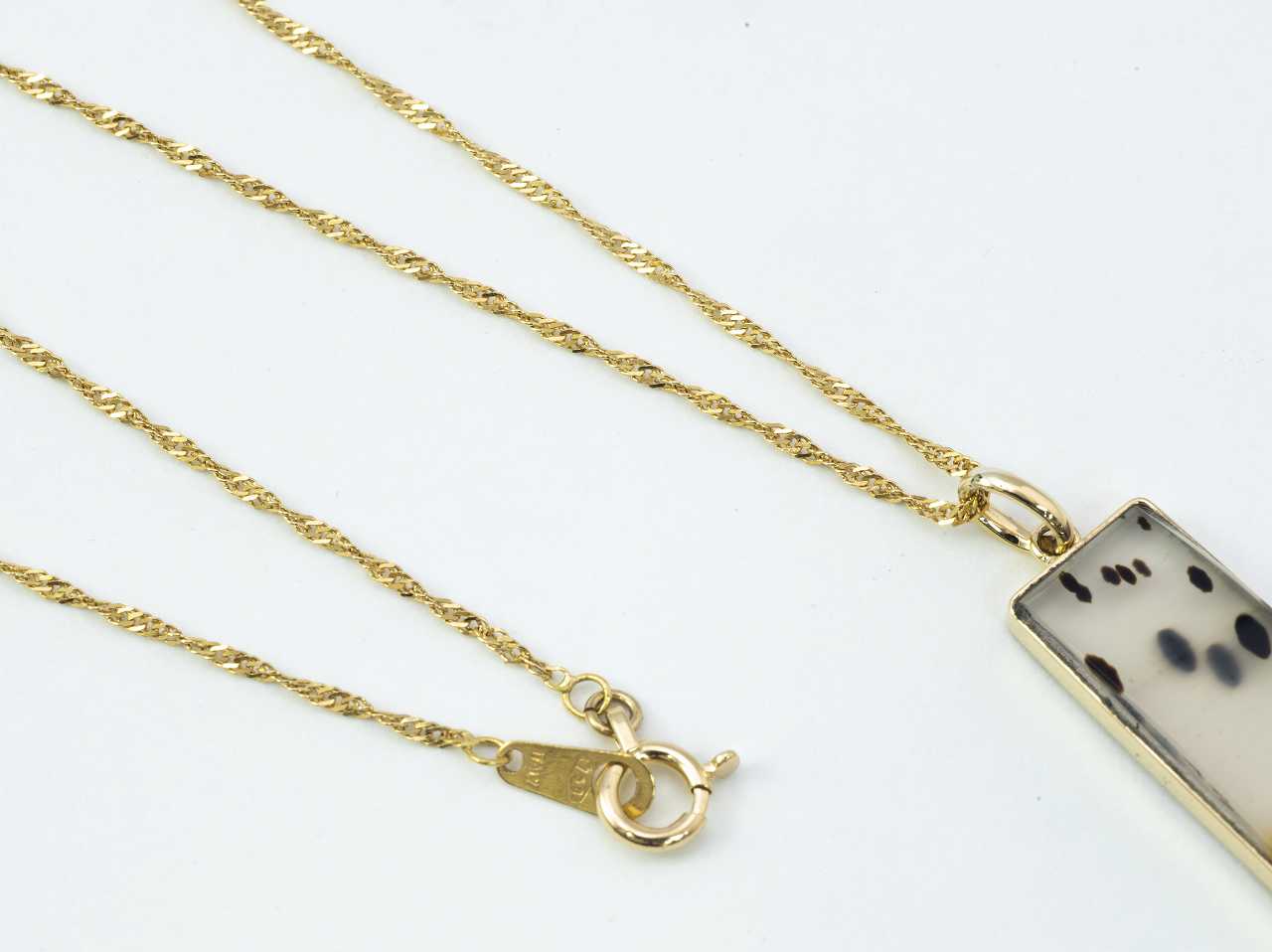 Montana Agate/K18YG Necklace 【Murion/ムリオン】