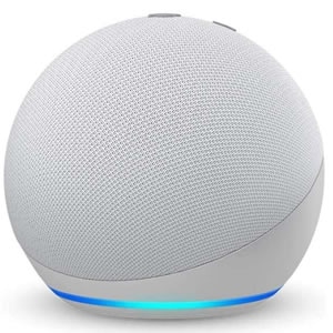 Echo Dot (エコードット) 第4世代 - スマートスピーカー with Alexa、グレーシャーホワイト