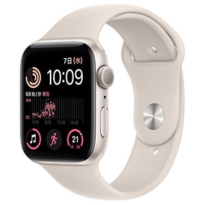 Apple Watch SE 第2世代 GPSモデル 44mm MNJX3J/A [スターライトスポーツバンド] 新品未開封