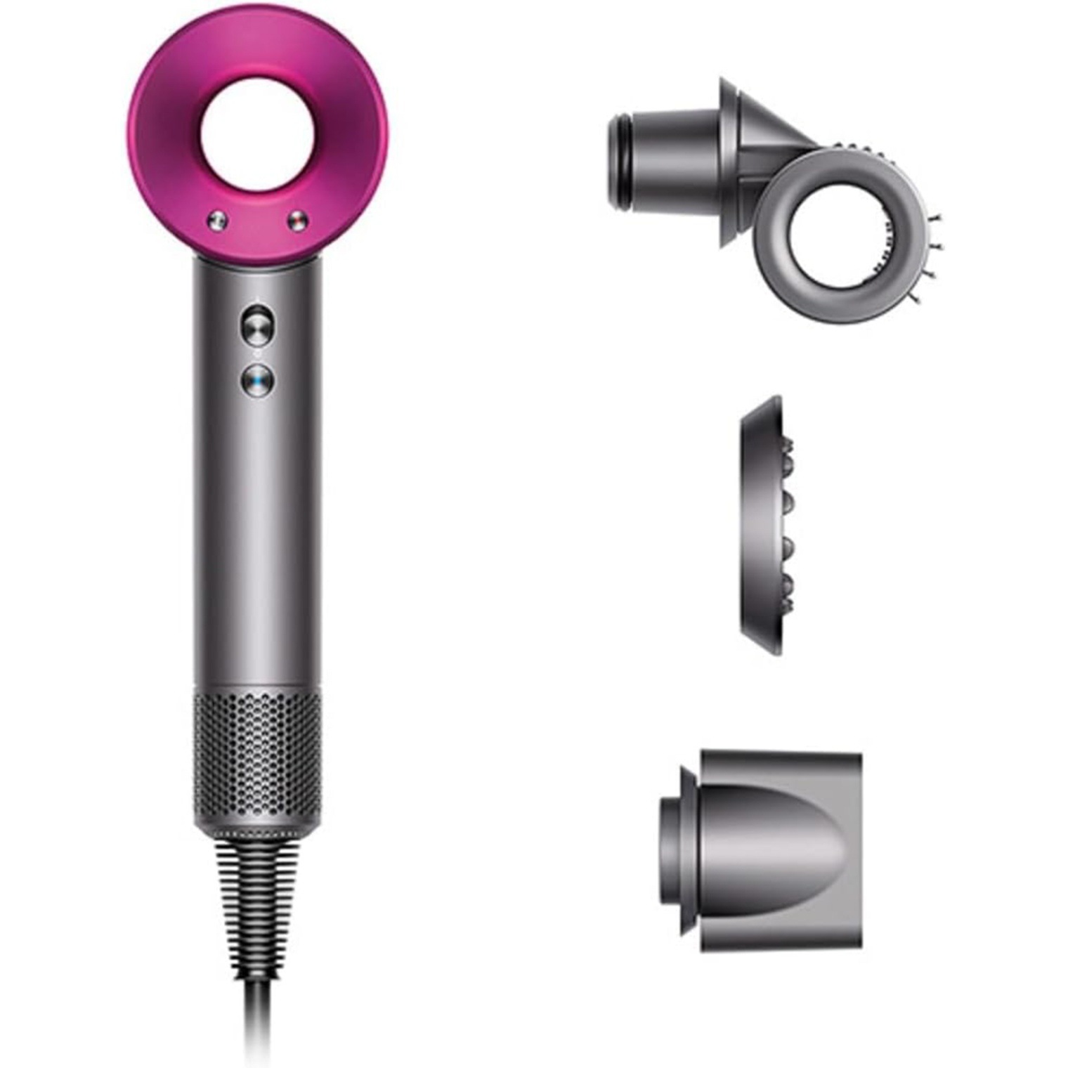 ［新品未開封]ダイソン Supersonicヘアドライヤー アイアン/フューシャ 新品・未開封 ダイソン スーパーソニック アイアン／フューシャ ヘア