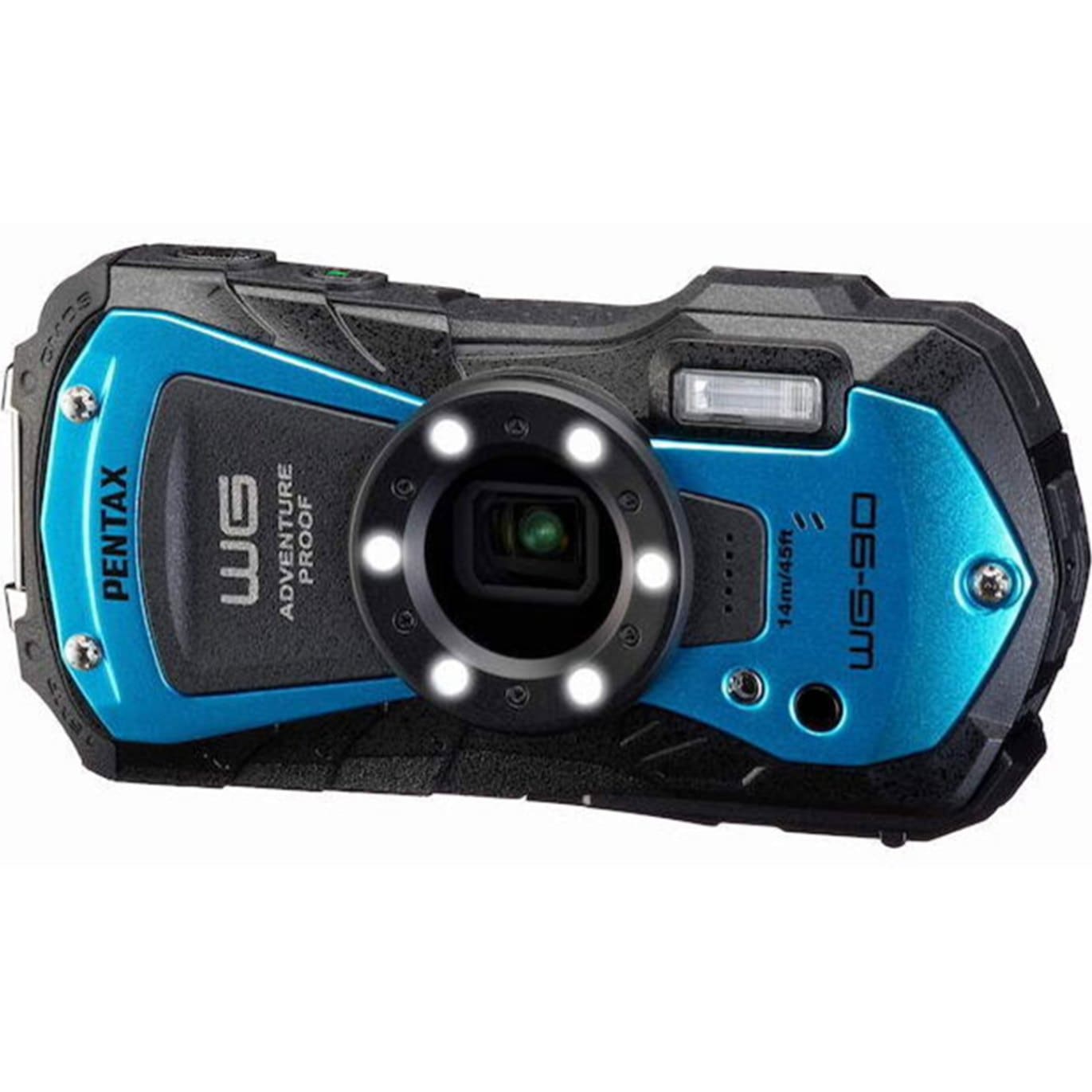 PENTAX WG-90 [ブルー] 新品 【訳あり品-箱に傷・凹みあり】