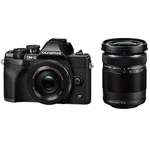 OM-D E-M10 Mark IV EZダブルズームキット [ブラック] 新品 【訳あり品-箱に傷・凹みあり】