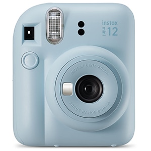 instax mini 12 チェキ [パステルブルー] 新品 【訳あり品-箱に傷 
