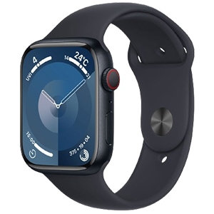 Apple Watch Series 9 GPS+Cellularモデル 45mm MRMC3J/A [ミッドナイトスポーツバンド S/M] 新品未開封
