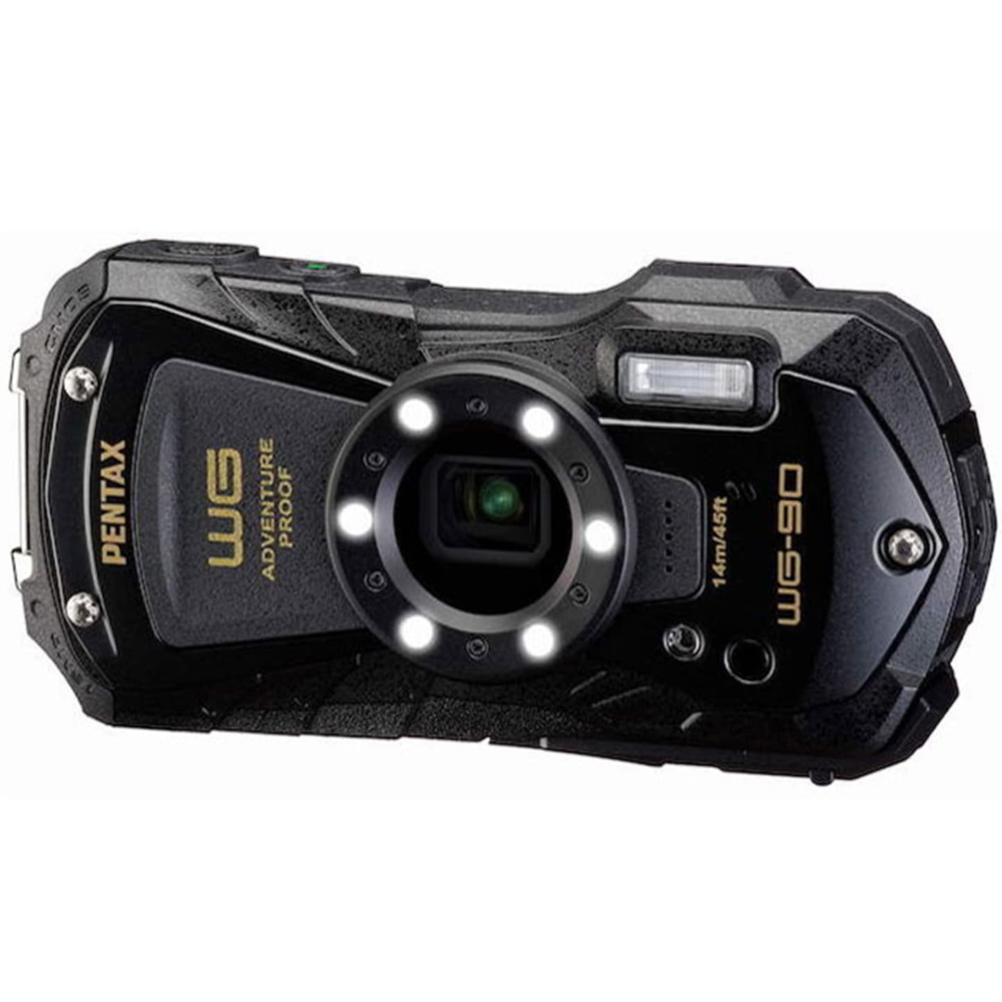 PENTAX WG-90 [ブラック] 新品 【訳あり品-箱に傷・凹みあり】