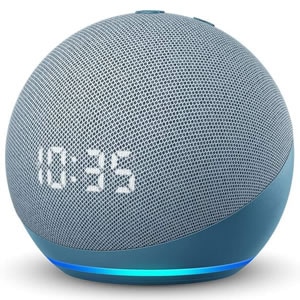 Echo Dot (エコードット) 第4世代 - スマートスピーカー with Alexa、ブルー 【訳あり品-箱に傷・凹みあり】