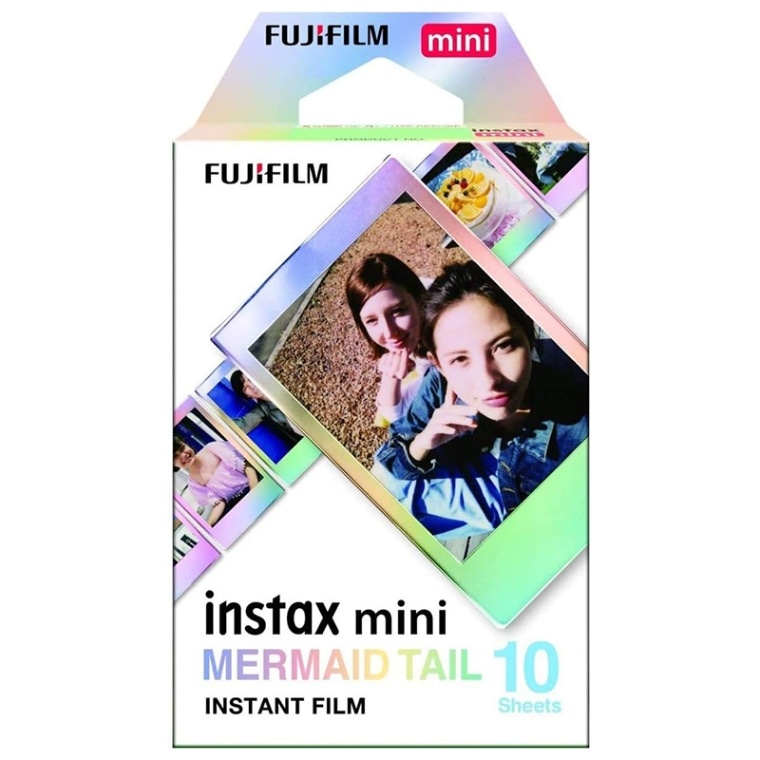 FUJIFILM チェキ インスタントカラーフィルム instax mini用フィルム 「MERMAID TAIL（マーメイドテイル）」 1パック（10枚入） 新品 ネコポス便・日時指定不可