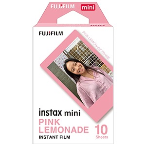 インスタントカラーフィルム instax mini用フィルム 「ピンクレモネード」 1パック(10枚入) 新品 ネコポス便・日時指定不可