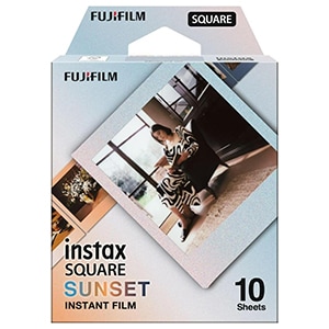 インスタントカラーフィルム instax mini スクエア用フィルム 「instax SQUARE サンセット」 1パック（10枚入） 新品 ネコポス便・日時指定不可