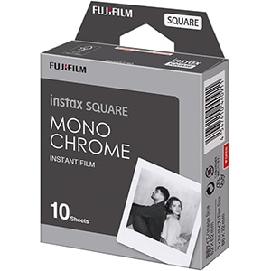 インスタントフィルム モノクローム instax SQUARE MONOCHROME（モノクローム） 1パック（10枚入）） 新品 ネコポス便・日時指定不可