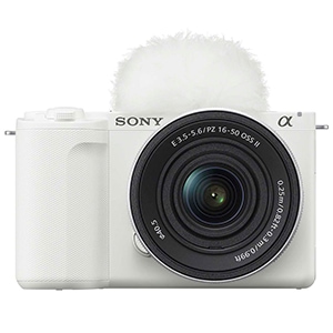 VLOGCAM ZV-E10M2K パワーズームレンズキット [ホワイト] 新品 【訳あり品-箱に傷・凹みあり】