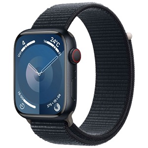 Apple Watch Series 9 GPS+Cellularモデル 45mm MRMF3J/A [ミッドナイトスポーツループ] 新品未開封