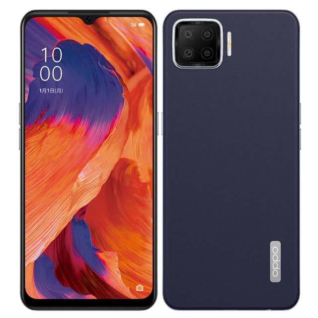 OPPO A73 SIMフリー [ネービー ブルー] 楽天モバイル SIMロック解除済 