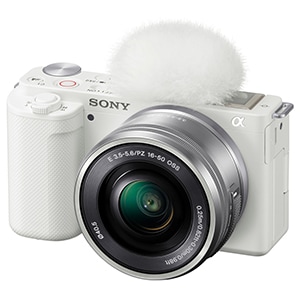 VLOGCAM ZV-E10Y ダブルズームレンズキット [ホワイト] 新品【訳あり品-箱に傷・凹みあり】