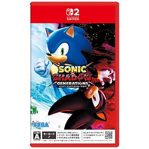 ソニック × シャドウ ジェネレーションズ [Nintendo Switch 2 専用] パッケージ版 キーカード 新品未開封 ネコポス便・日時指定不可