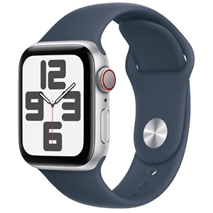 Apple Watch SE 第2世代 GPS+Cellularモデル 40mm MRGM3J/A [シルバー/ストームブルースポーツバンド M/L] 新品未開封
