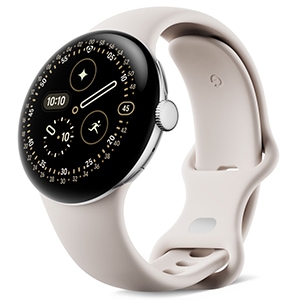 Pixel Watch 4 Wi-Fiモデル 41mm GA10830-US [Polished Silver アルミケース/Porcelain アクティブ バンド] 新品