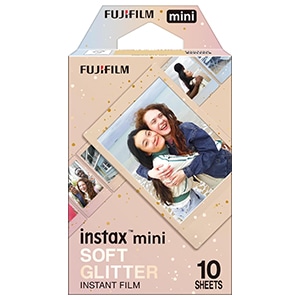 instax mini用フィルム ソフトグリッター 1パック(10枚入り) 新品 ネコポス便・日時指定不可