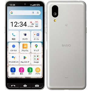 【美品】 BASIO active2 SHG12 SIMロック解除済 BASIO active2 SHG12 [シルバー] UQmobile版 SIMロック解除済 新品 白